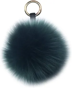 Unpafcxddyig Faux Fox Fur Ball Soft Pom Pom Keychain for Car Key Ring Phone Handbag Charm Tote Pendant