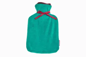 Velvet Hot Water Bottle-Green